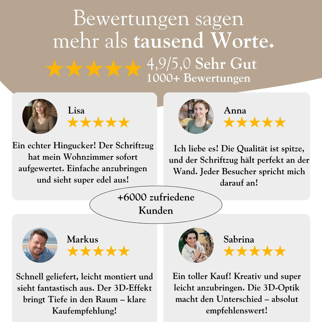 3D Schriftzug „Sterneküche"