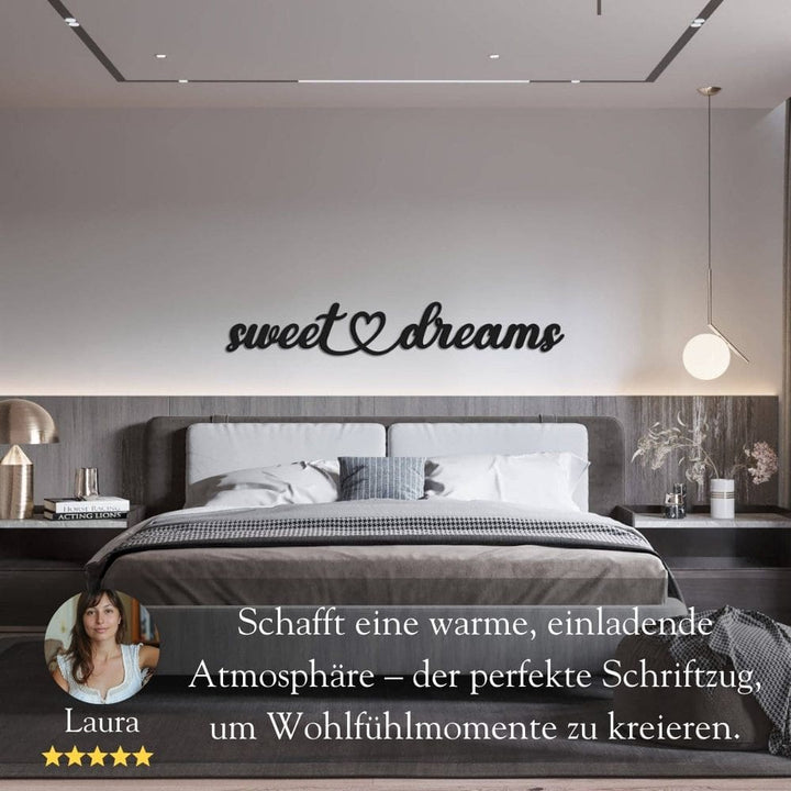 3D Schriftzug „Sweet Dreams"