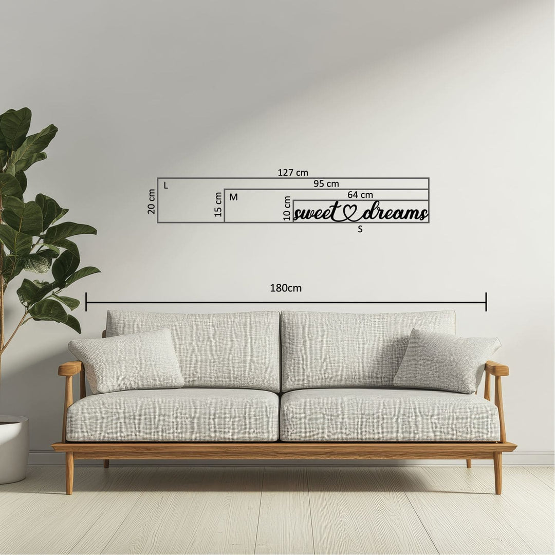 3D Schriftzug „Sweet Dreams"