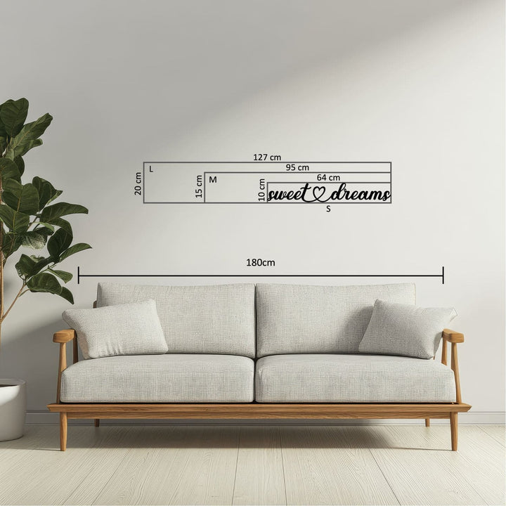 3D Schriftzug „Sweet Dreams"
