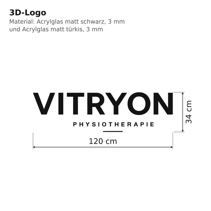 3D-Logo Maße