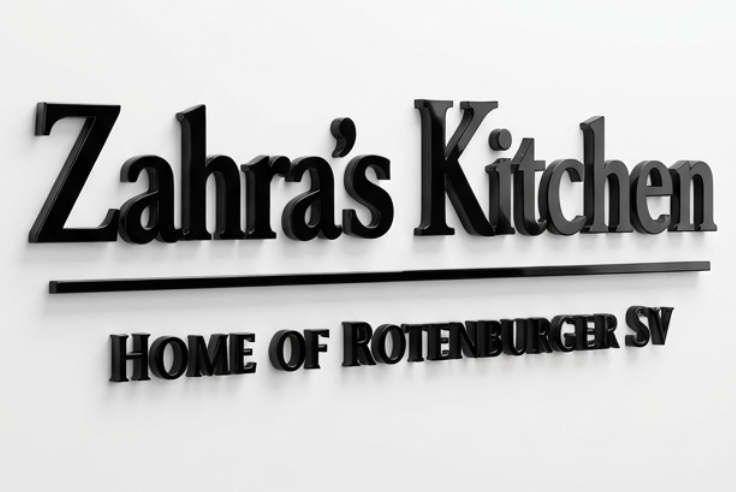 3D Logo Yama Zahra’s Kitchen