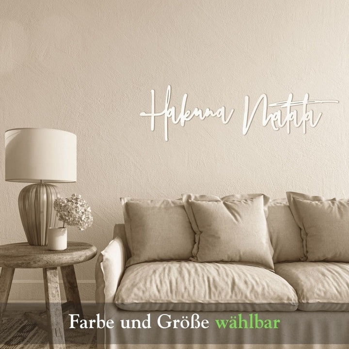 3D Schriftzug „Hakuna Matata"