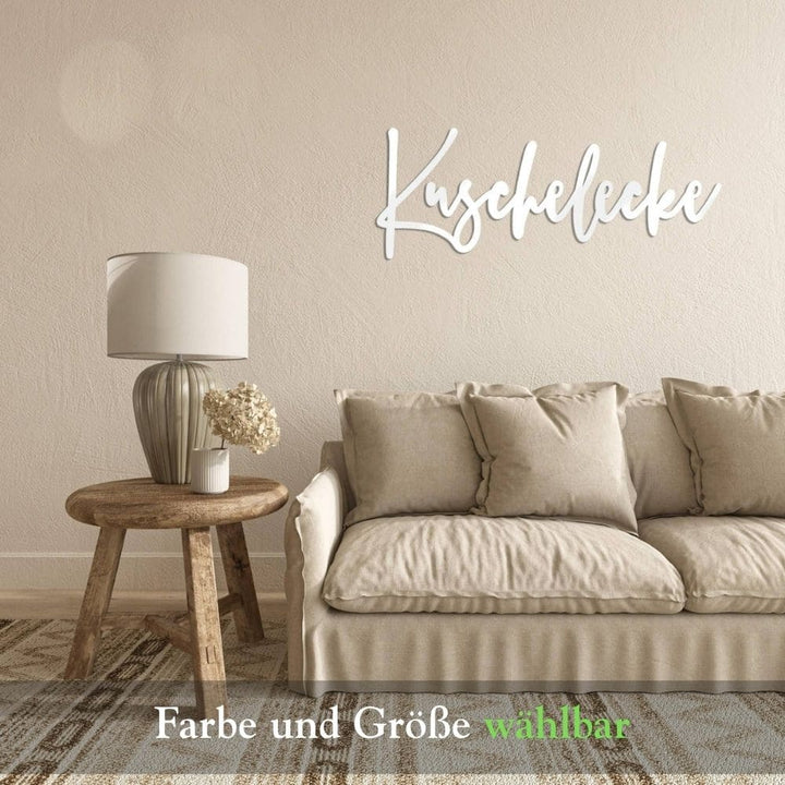 3D Schriftzug „Kuschelecke"