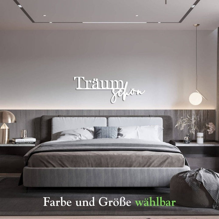 3D Schriftzug „Träum schön"