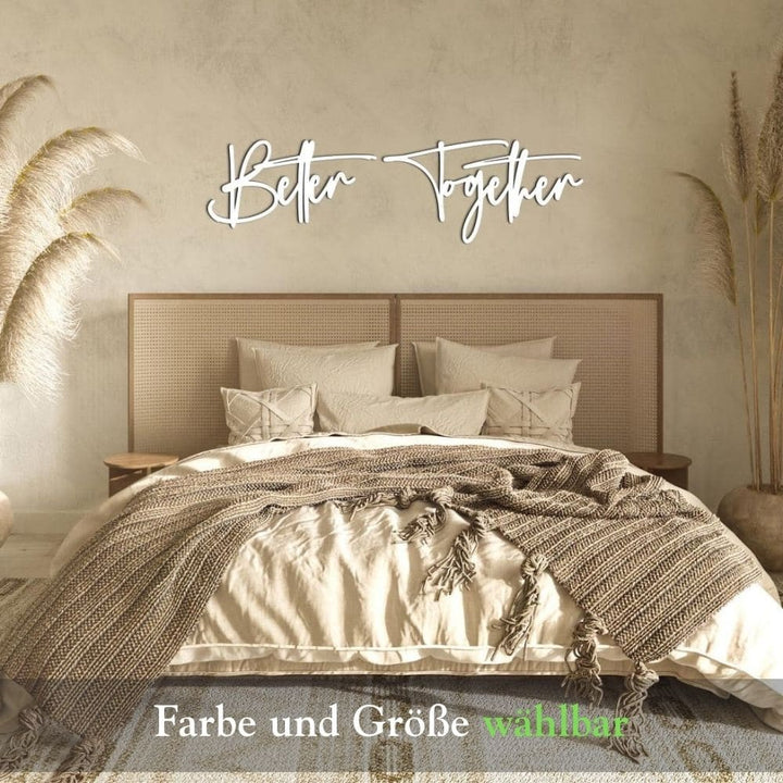 3D Schriftzug „Better Together"
