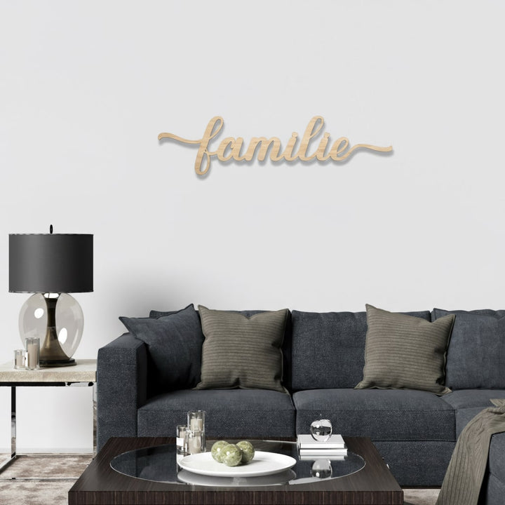 3D Schriftzug „Familie"