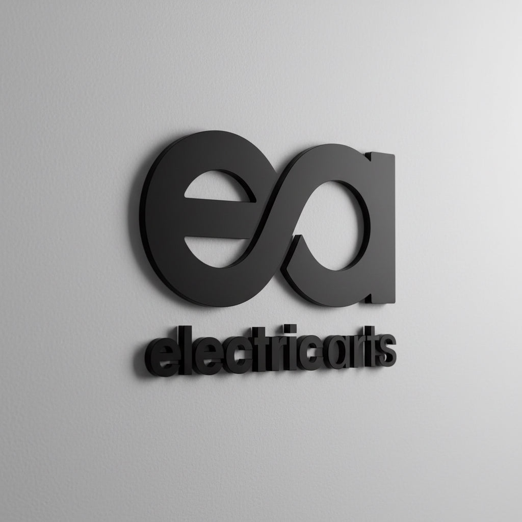 3D Logo electric arts & Nicole Führing