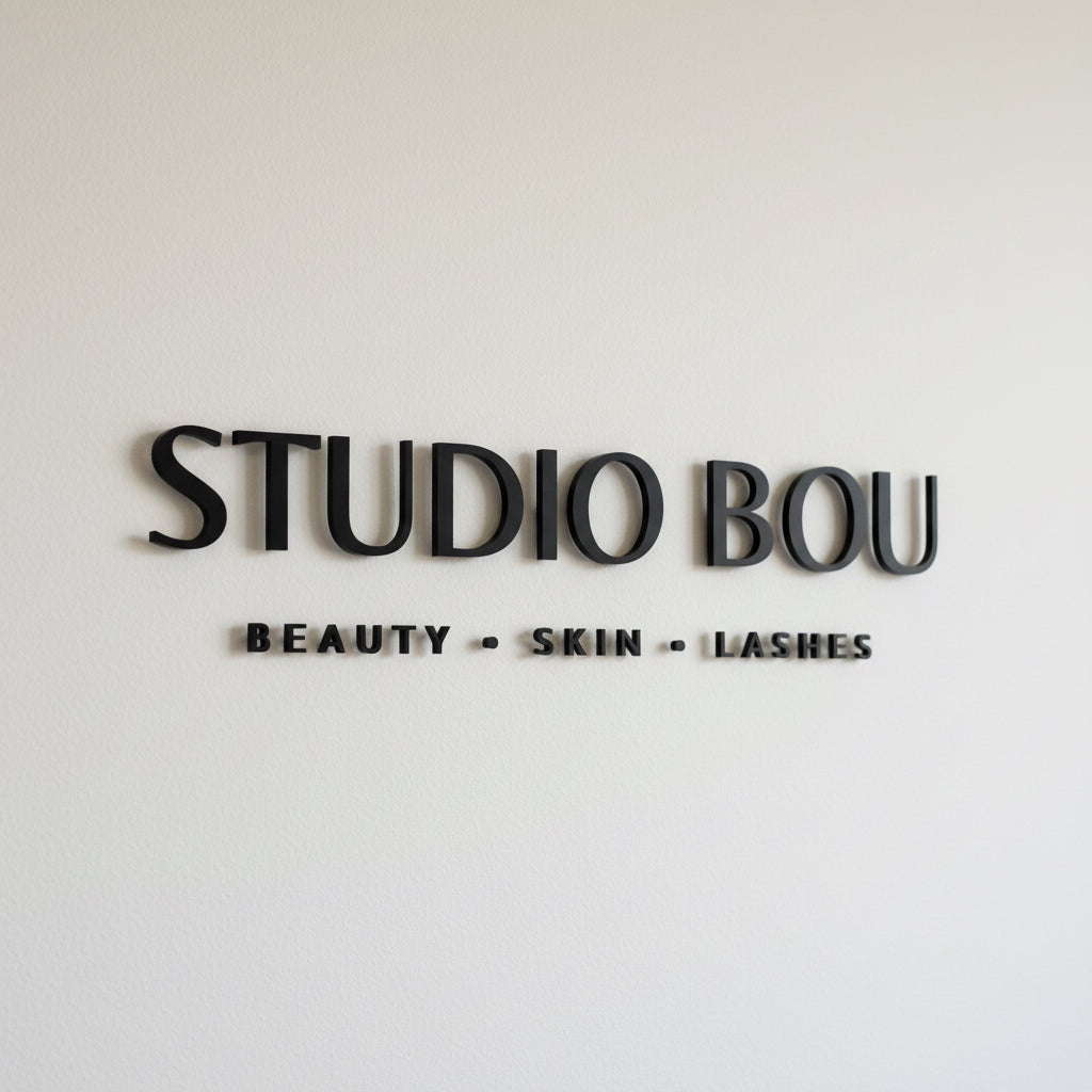 3D Logo Studio Bou Kosmetikstudio