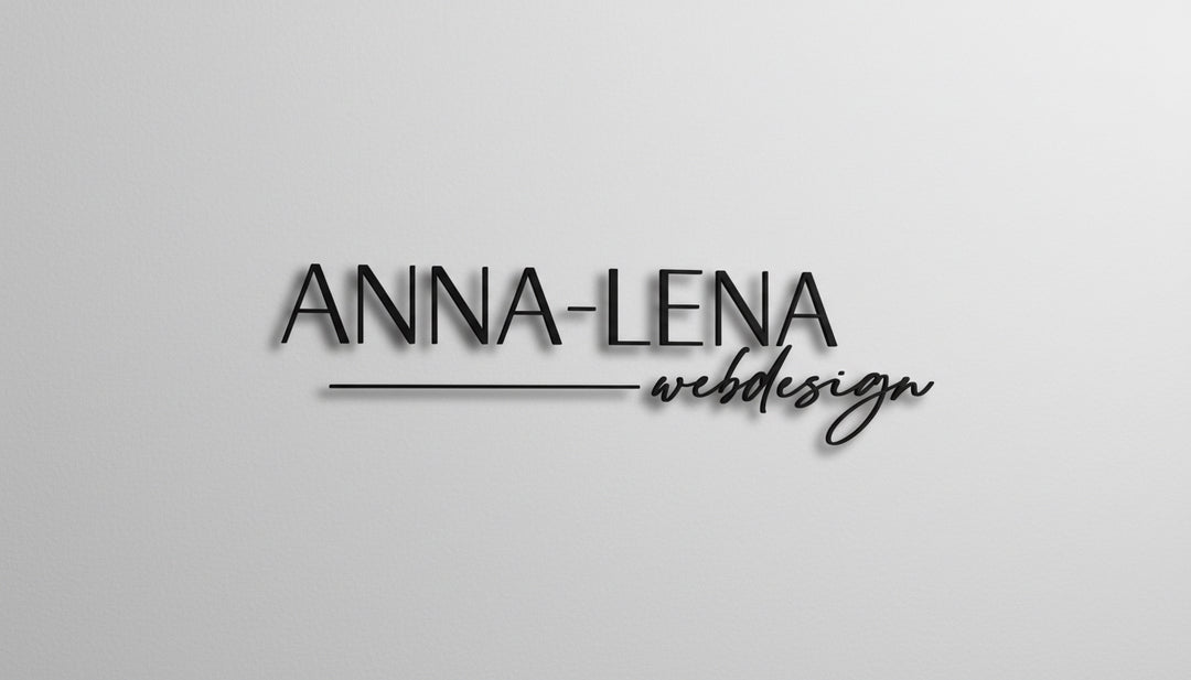 3D Logo Anna-Lena Webdesign