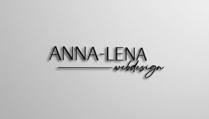 3D Logo Anna-Lena Webdesign