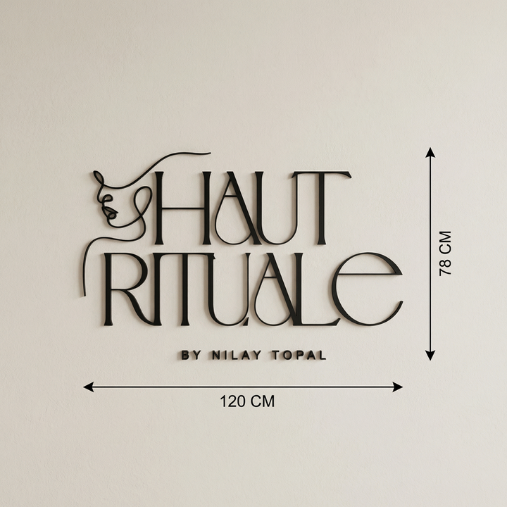 3D Logo Nilay Topal 120x78 cm