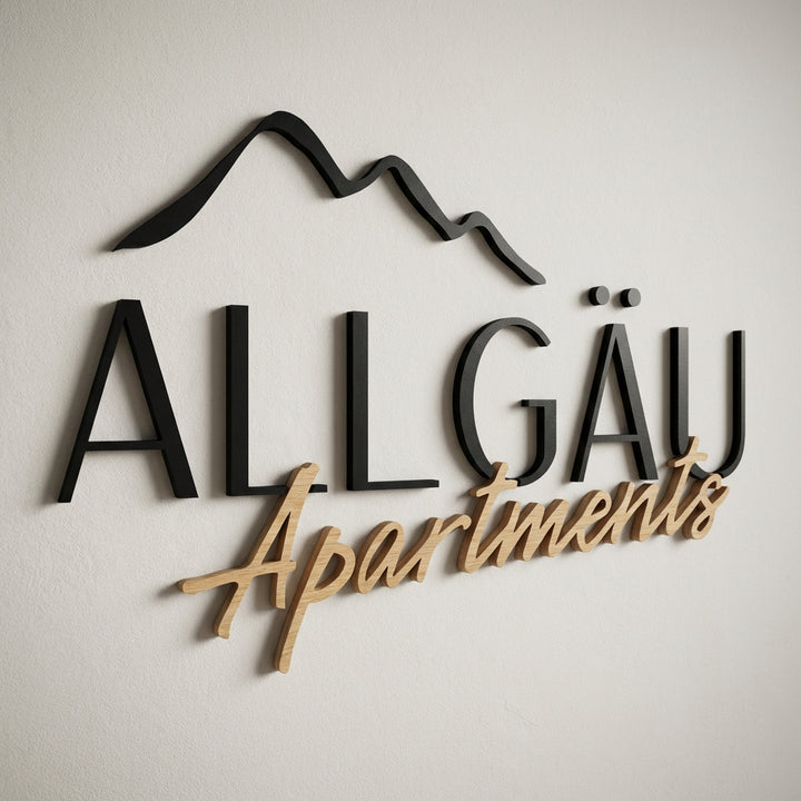 3D Logo Nicole Allgäu Apartments