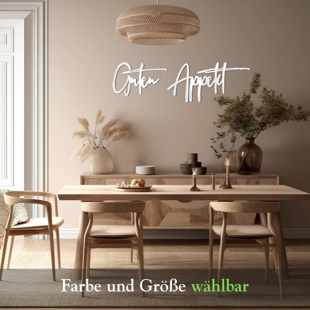 3D Schriftzug „Guten Appetit"