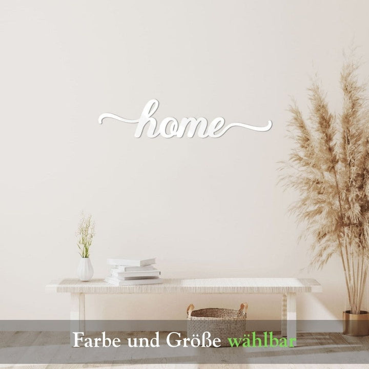 3D Schriftzug „home"