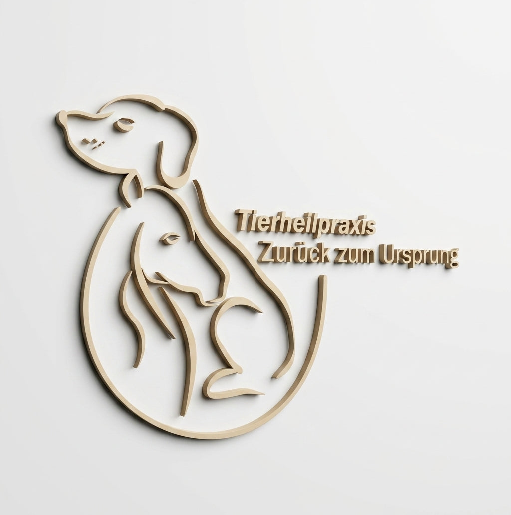 3D Logo Eva-Maria Tierheilpraxis Zurück zum Ursprung