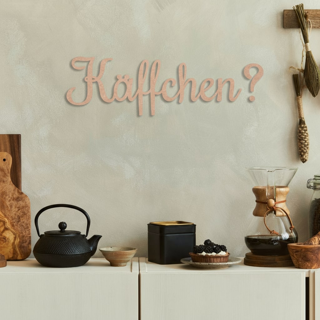 3D Schriftzug „Käffchen?"