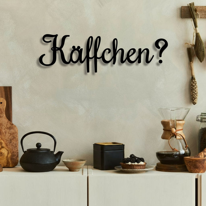 3D Schriftzug „Käffchen?"
