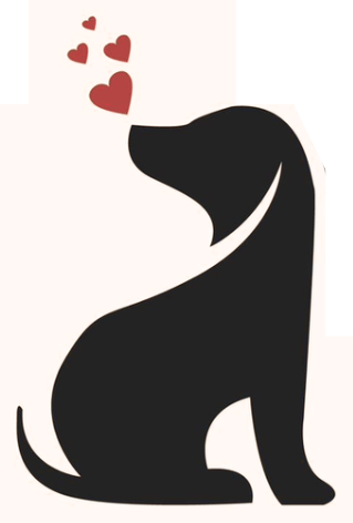 3D Logo Sarah Hundesalon Fell-Frise