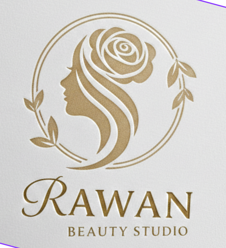 3D Logo Rawan - Rawan Beauty Studio