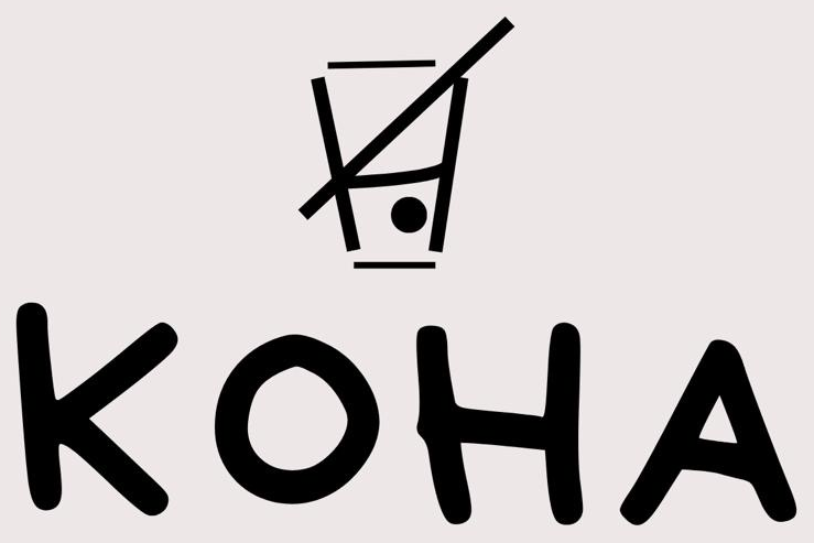 3D Logo Trinh KOHA Bubble Tea & CafÃ©