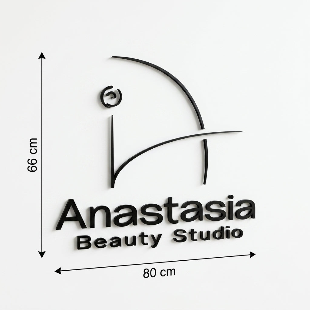 3D Logo Anastasiya Anastasia Beauty Studio