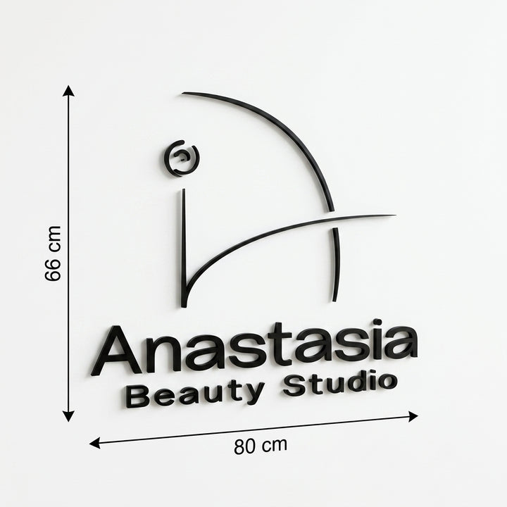 3D Logo Anastasiya Anastasia Beauty Studio