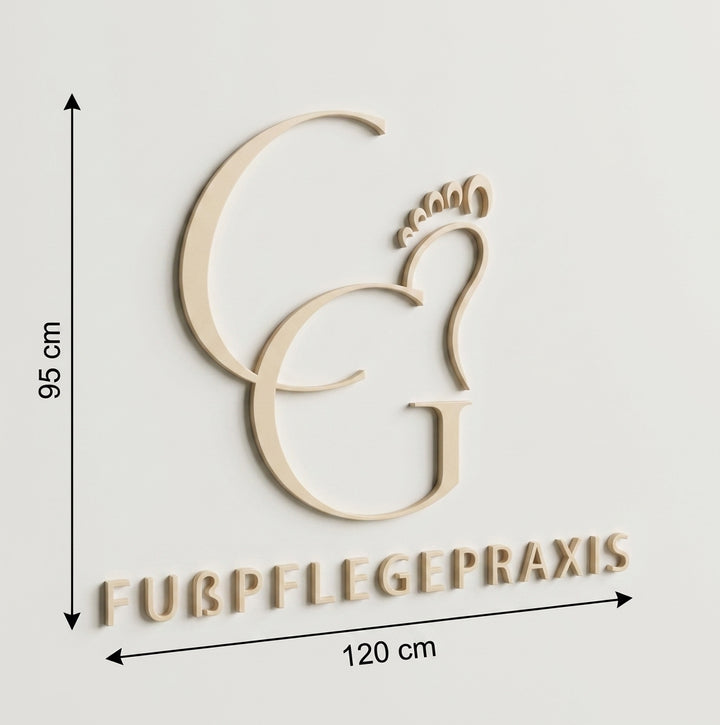 3D Logo Corin Fußpflegepraxis
