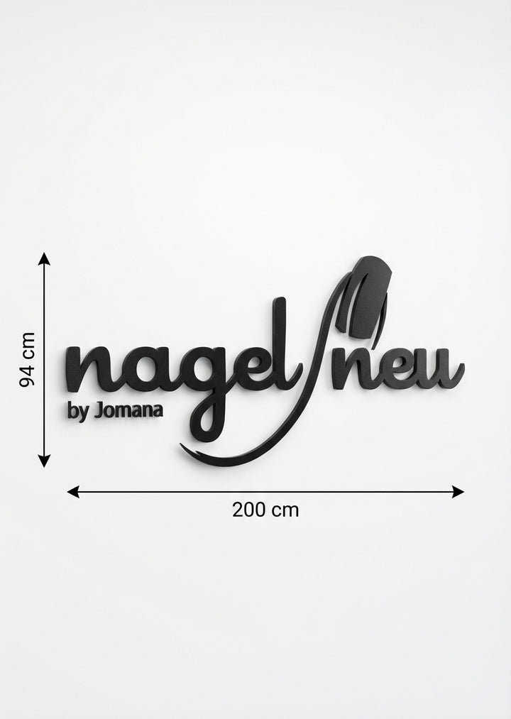 3D Logo Jomana - Nagelstudio Nagel-Neu by Jomana
