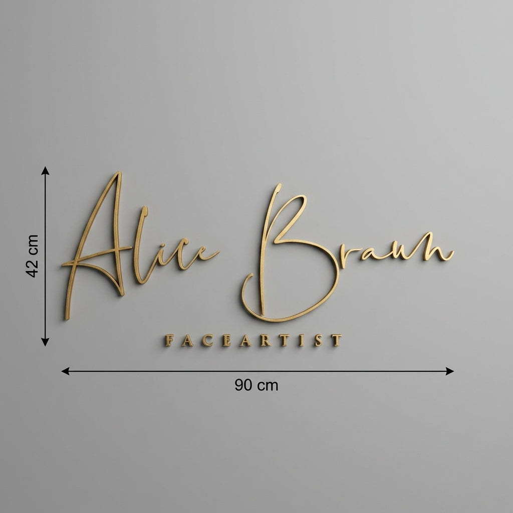 3D Logo Alice FACEARTIST
