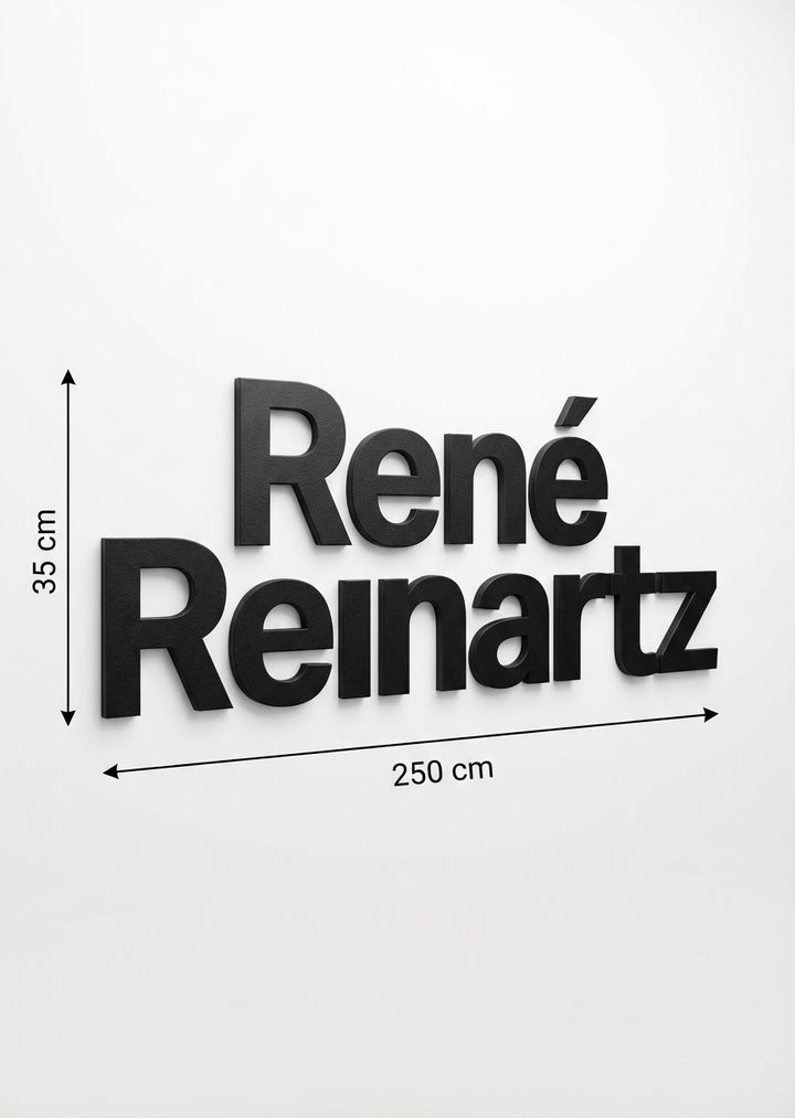 3D Logo Rene RK Intensiv & Allianz