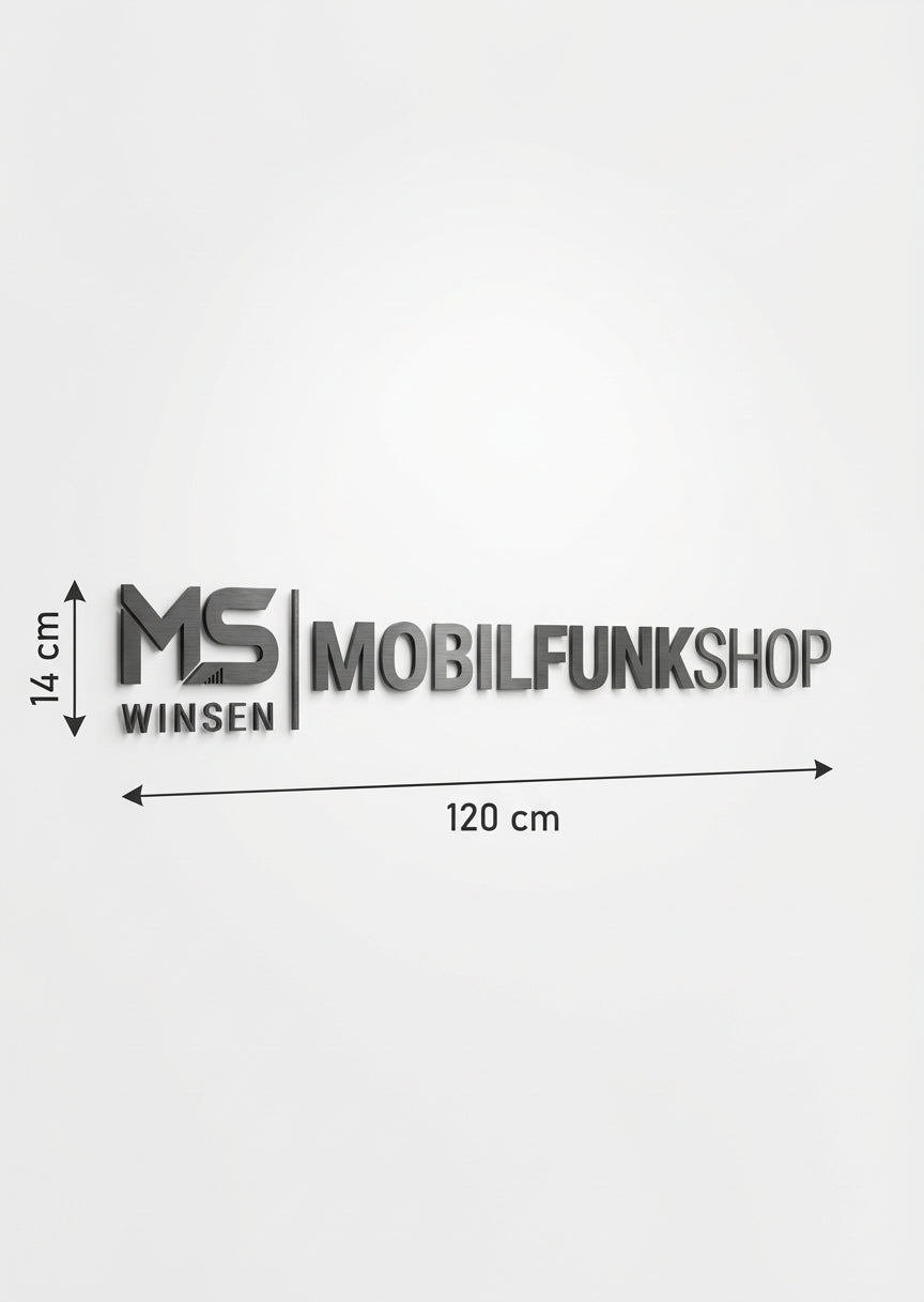 3D Logo Mikail MS Mobilfunkshop Winsen