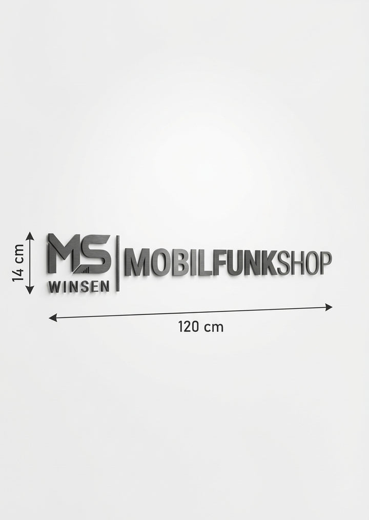3D Logo Mikail MS Mobilfunkshop Winsen