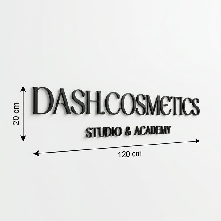 3D Logo Daria DASH.COSMETICS