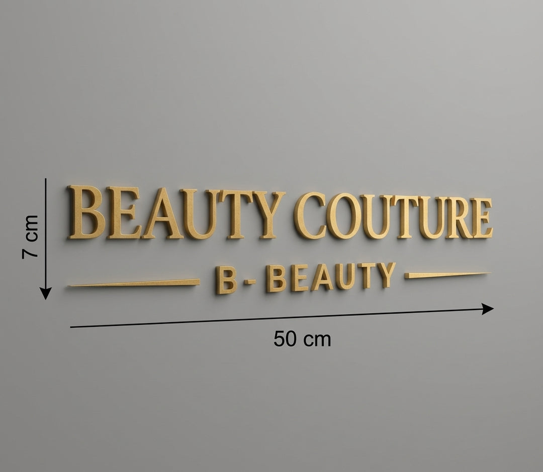 3D Logo BÃ¼sra Beautycouture