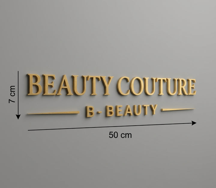 3D Logo BÃ¼sra Beautycouture