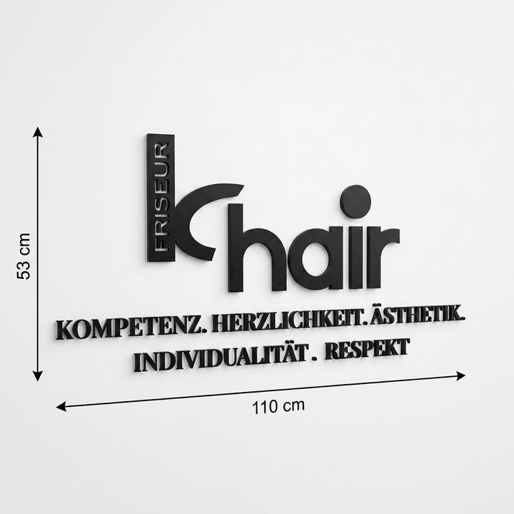 3D Logo Mandy Friseur khair GmbH