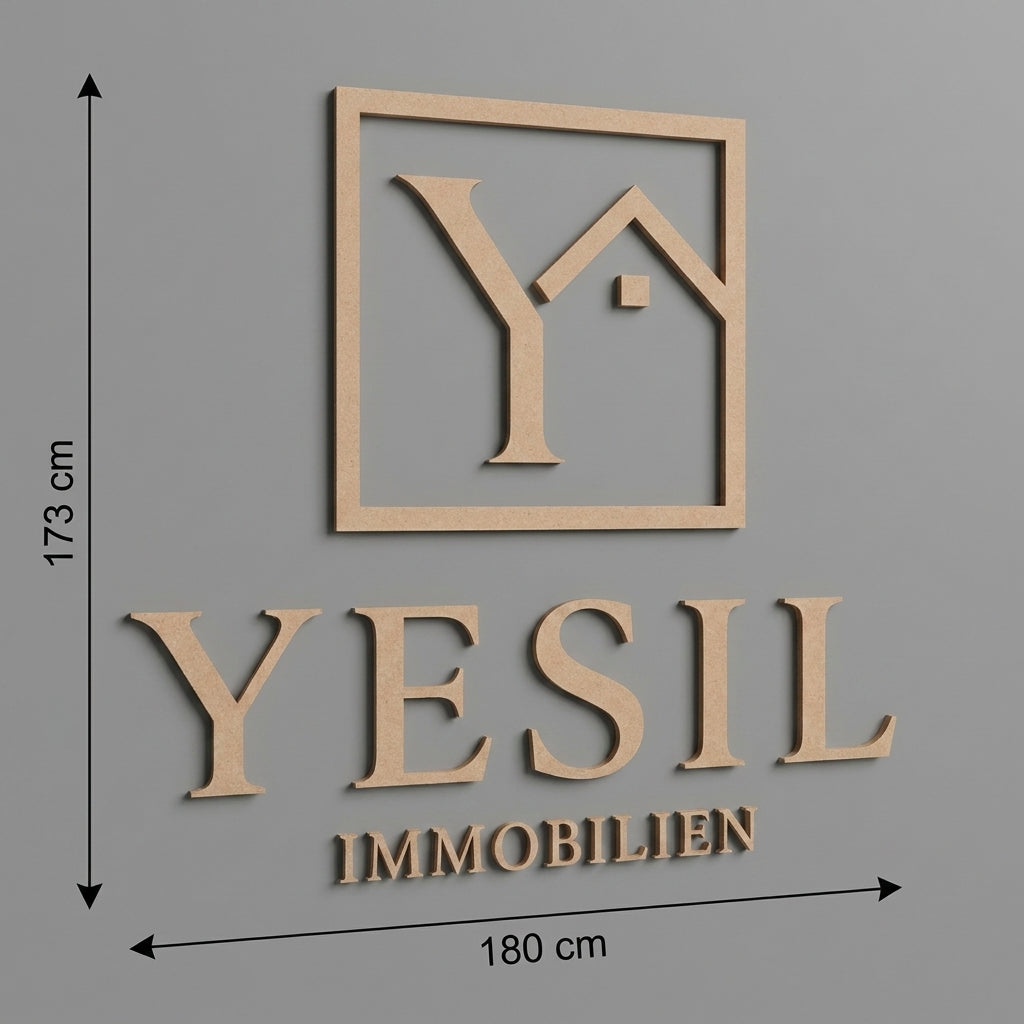 3D Logo Ismail Yesil Immobilien & Handel UG