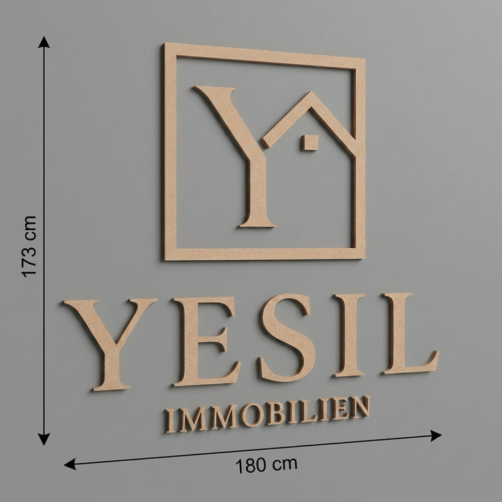 3D Logo Ismail Yesil Immobilien & Handel UG