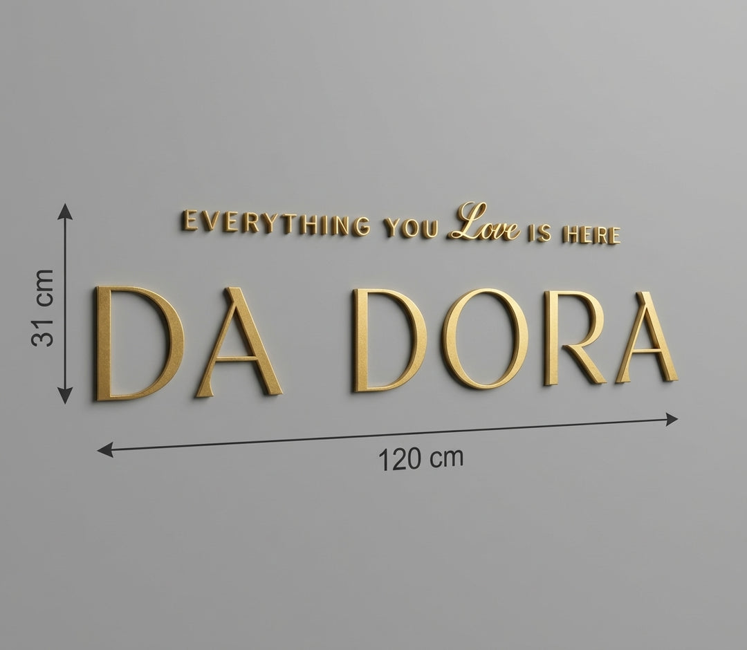 3D Logo Doris Da Dora Boutique