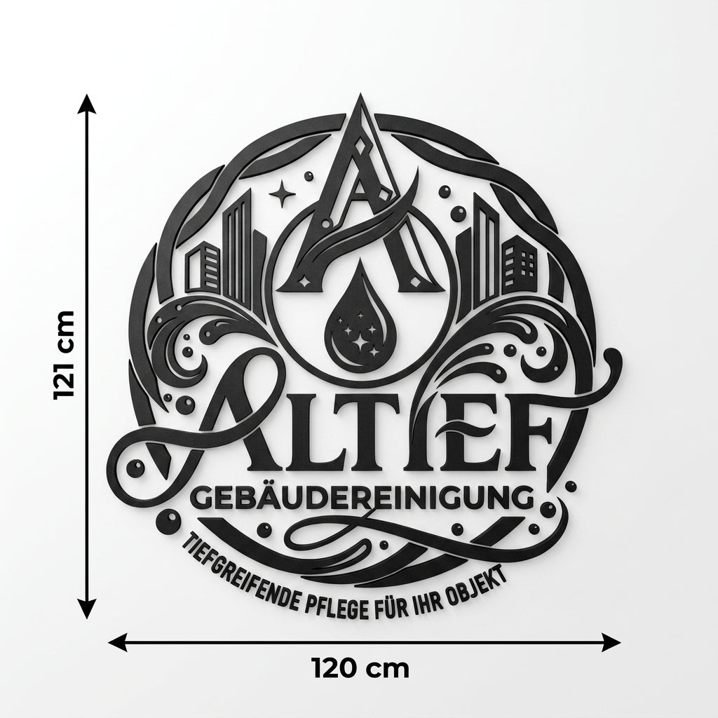 3D Logo Safan Gebäudereinigung
