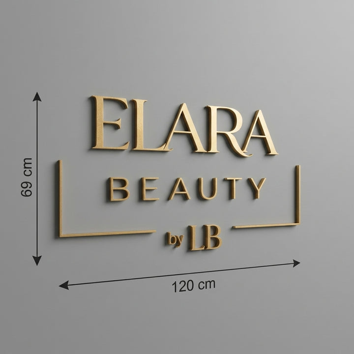 3D Logo Loreen Susanne Elara Beauty by LB