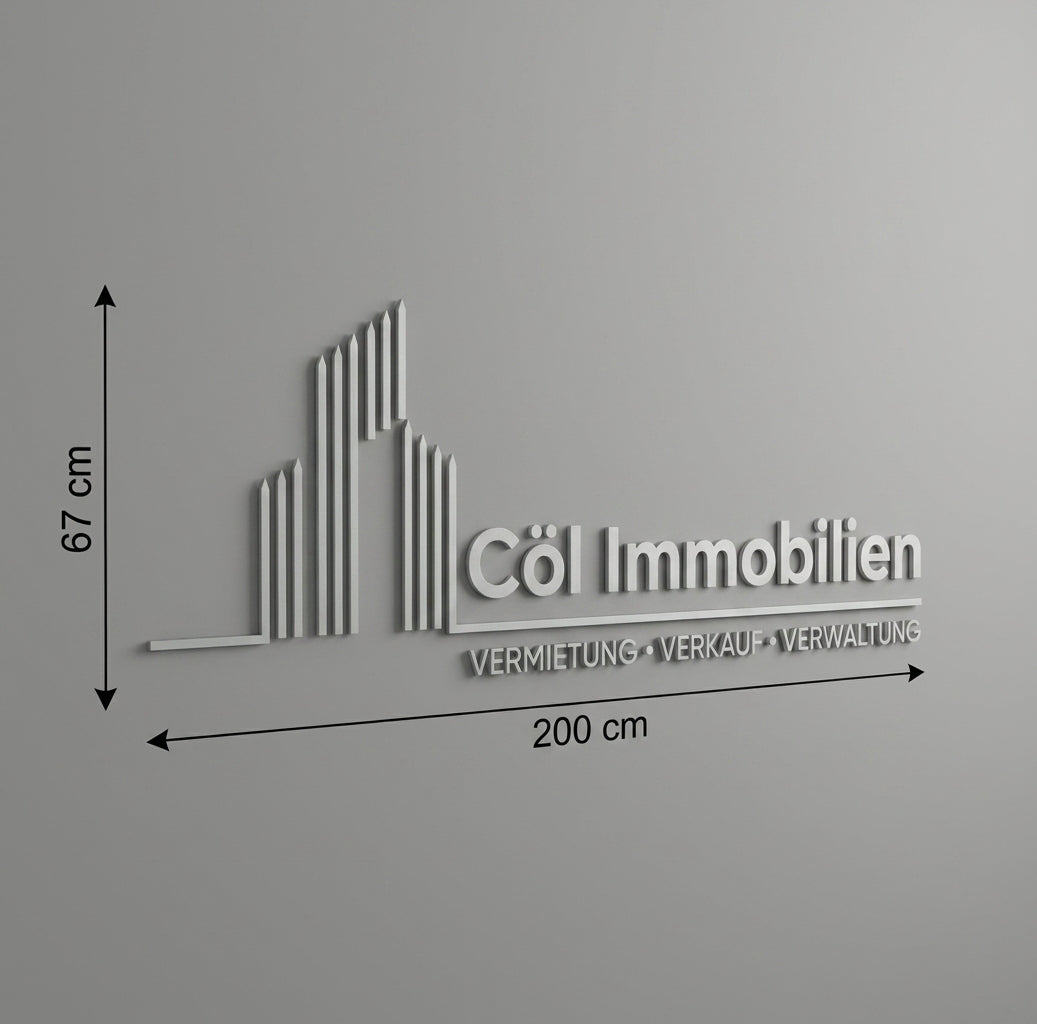 3D Logo Talat Cöl immobilien