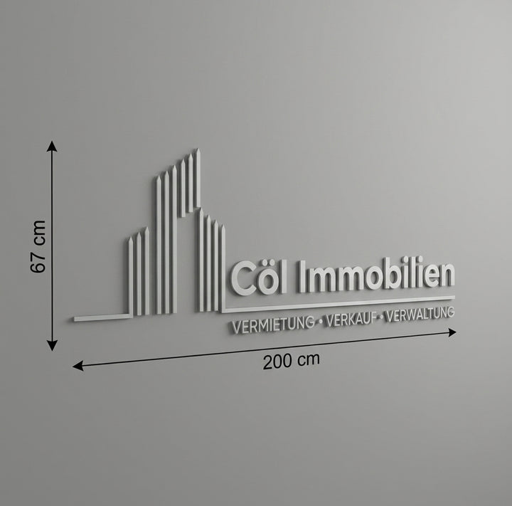 3D Logo Talat Cöl immobilien