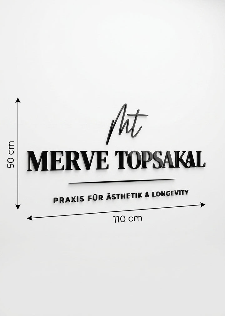 3D Logo Merve Merve Topsakal