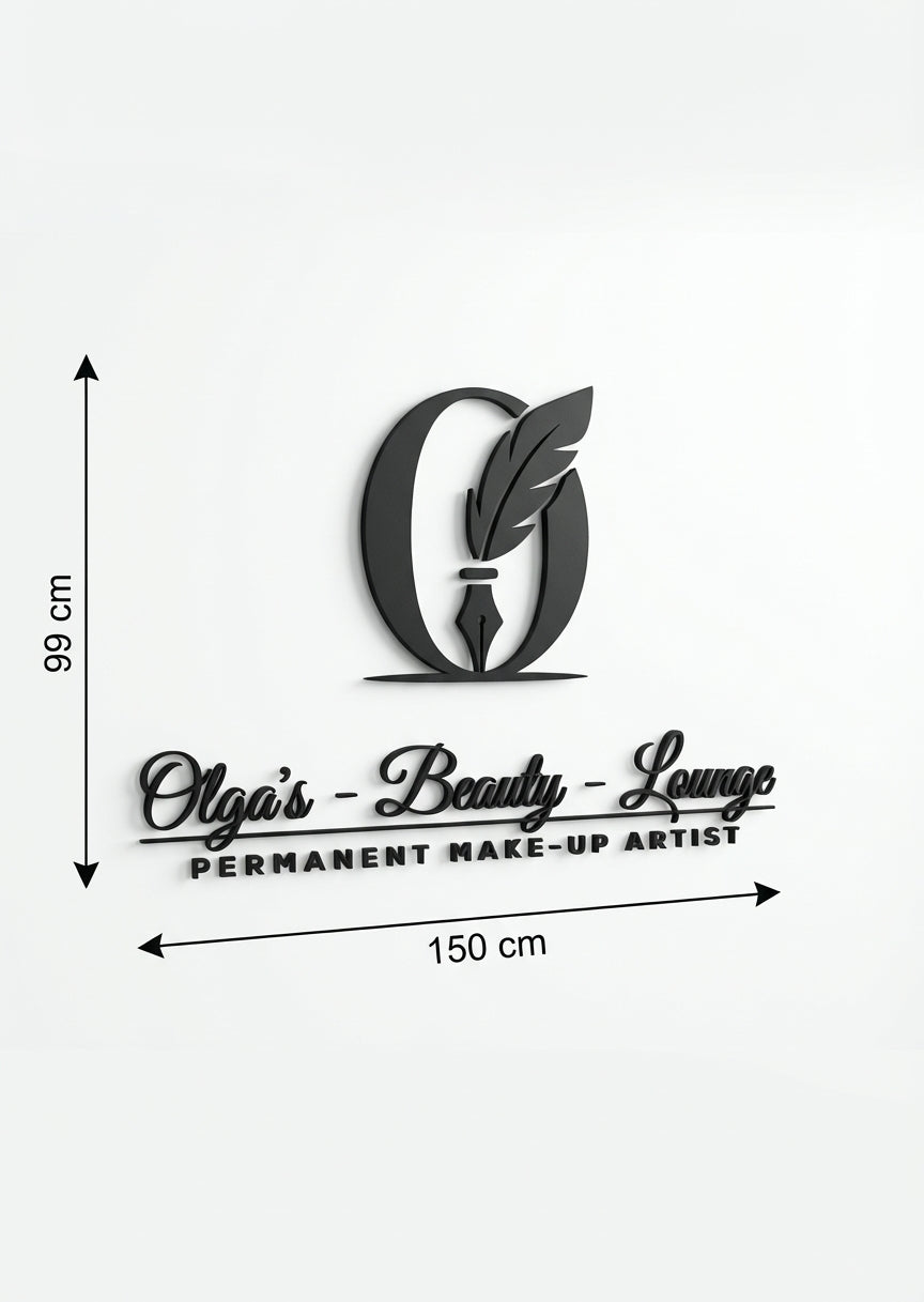 3D Logo Olga Olga‘s Beauty Lounge
