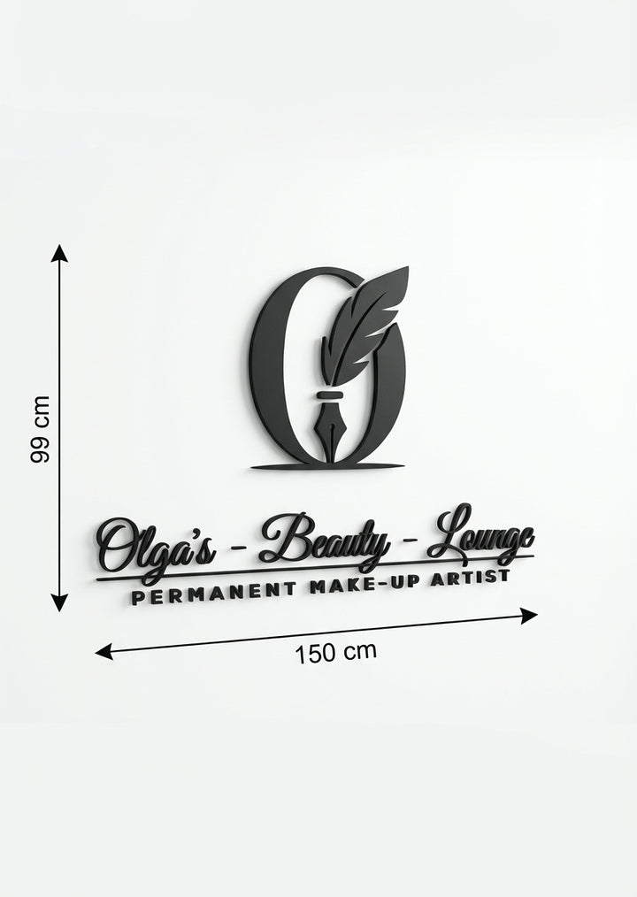 3D Logo Olga Olga‘s Beauty Lounge
