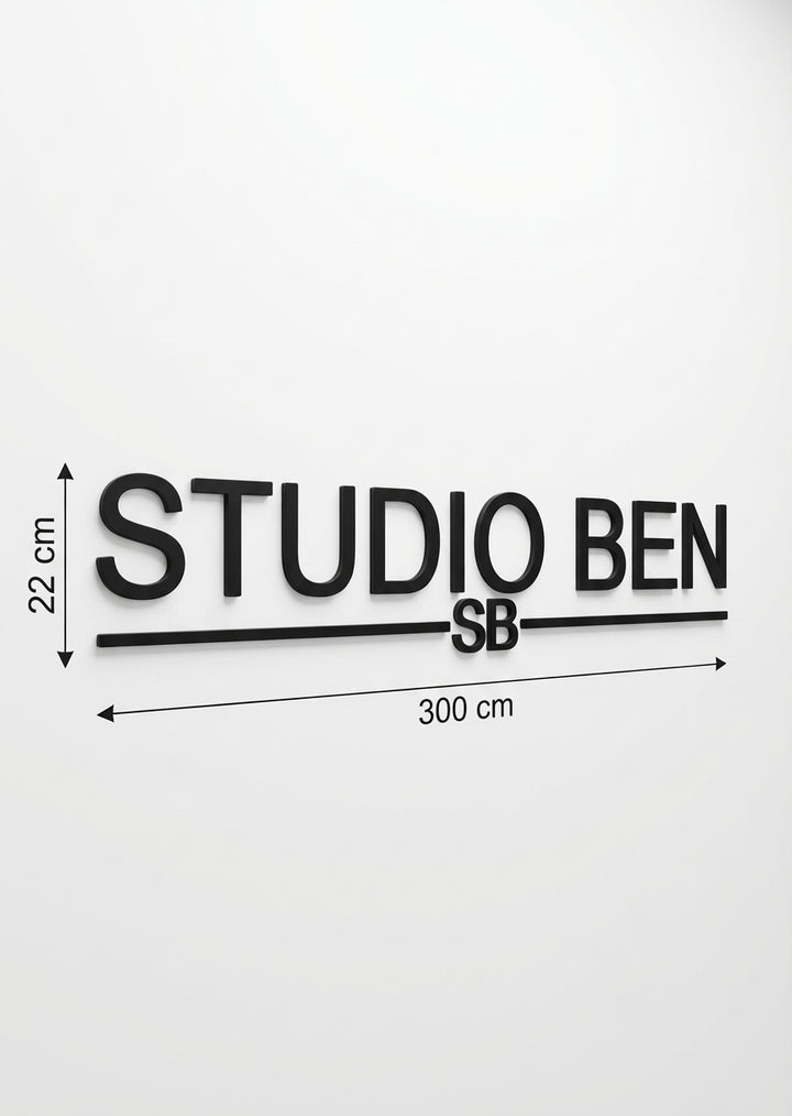 3D Logo Benjamin