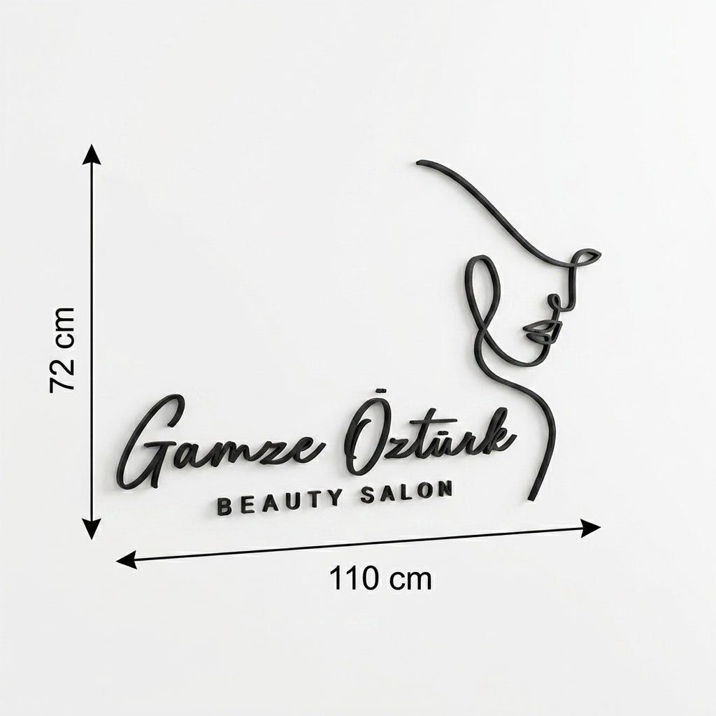 3D Logo Gamze Gamze Öztürk Beauty Salon