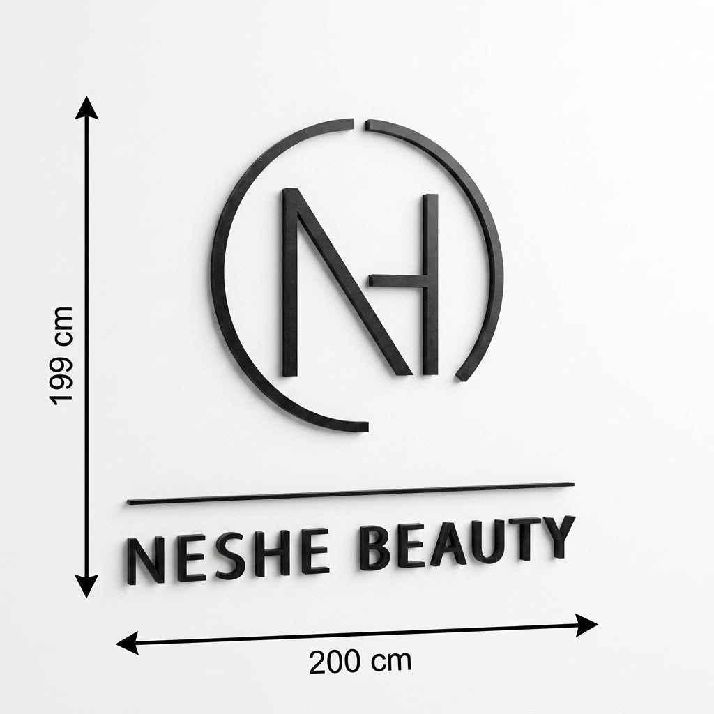 3D Logo Nese Neshe Beauty